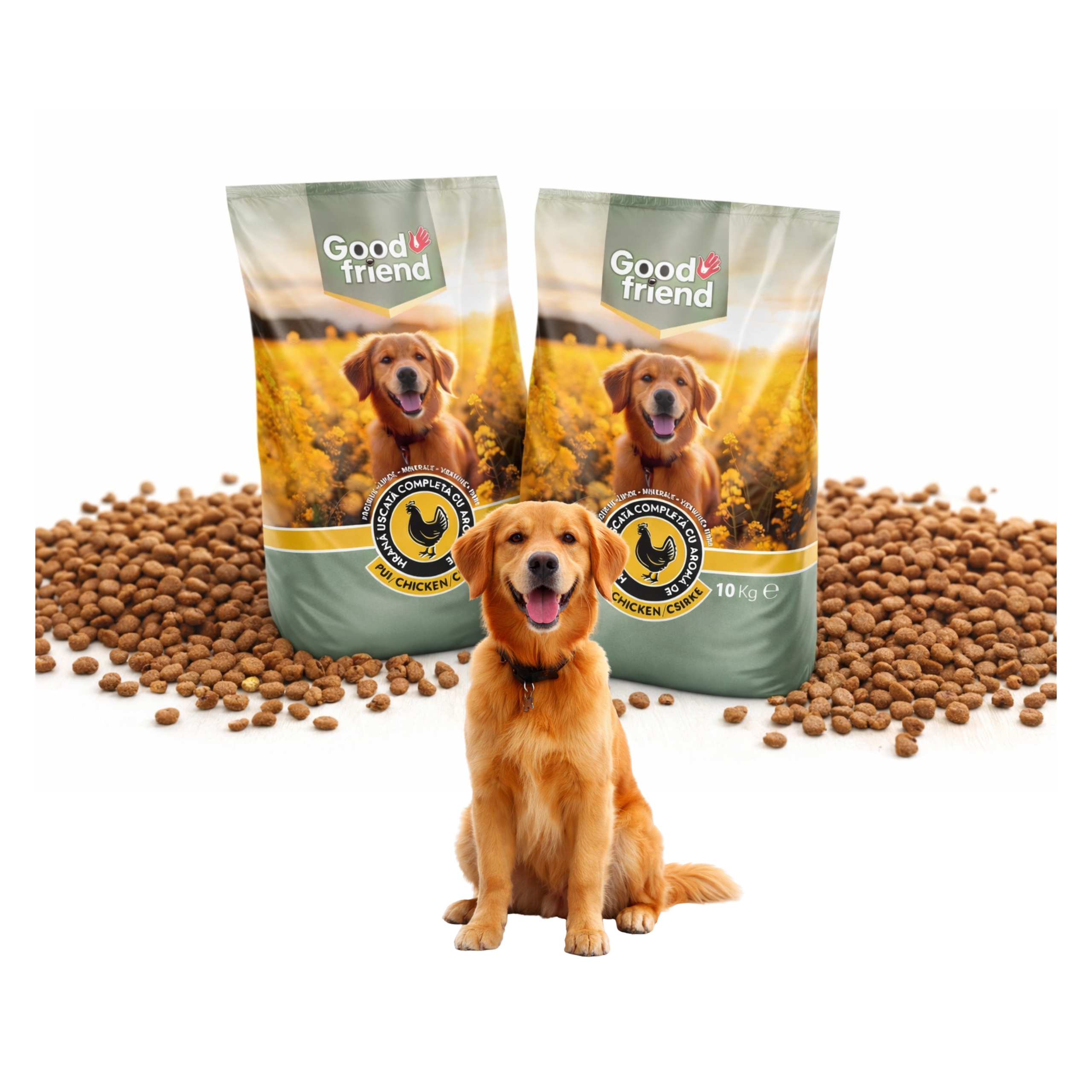 Levně Suché Krmivo pro psa Good Friend Menu Complete s kuřecím masem 20 kg Light