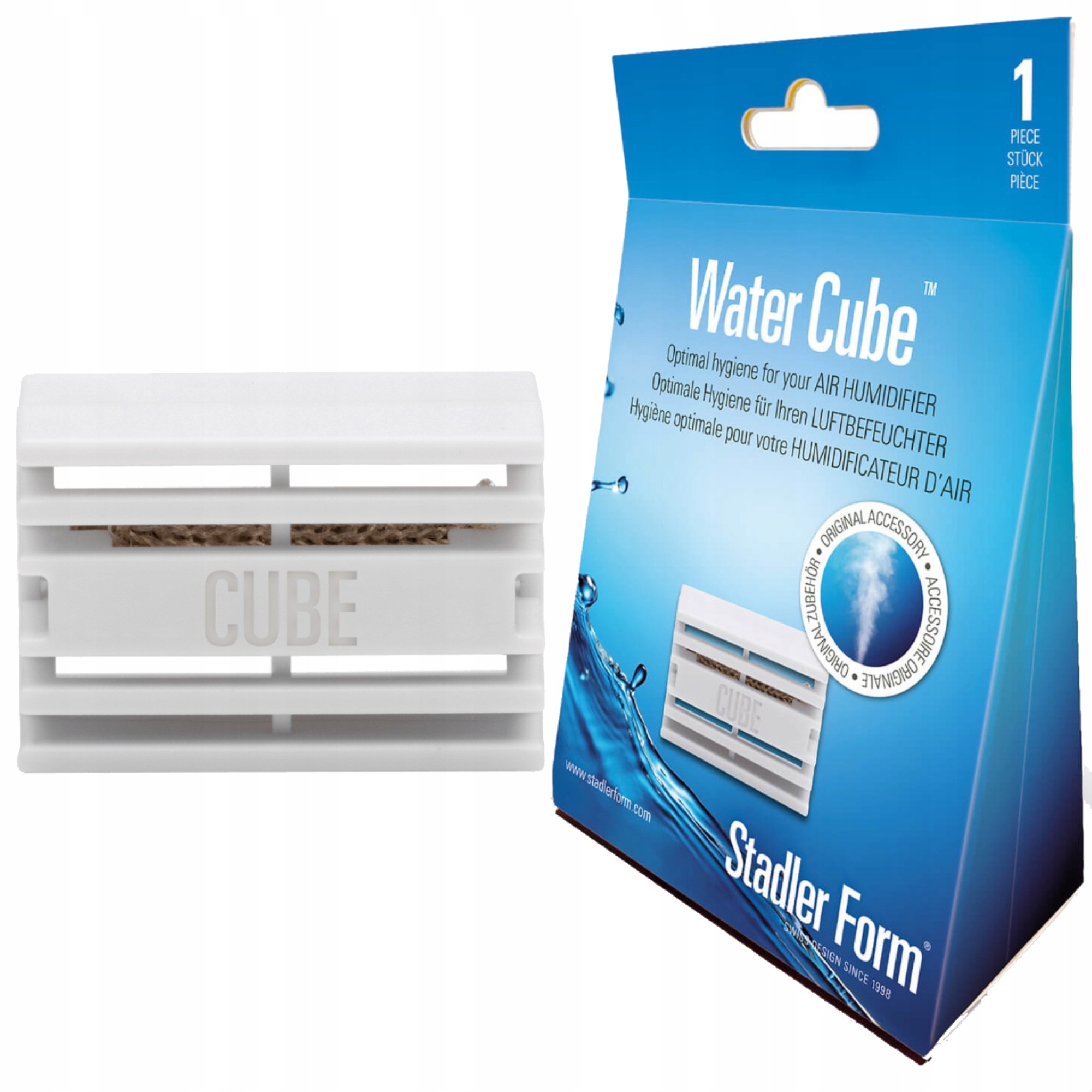 Oryginalna Kostka do Nawilżacza Uzdatniająca Wodę Stadler Form