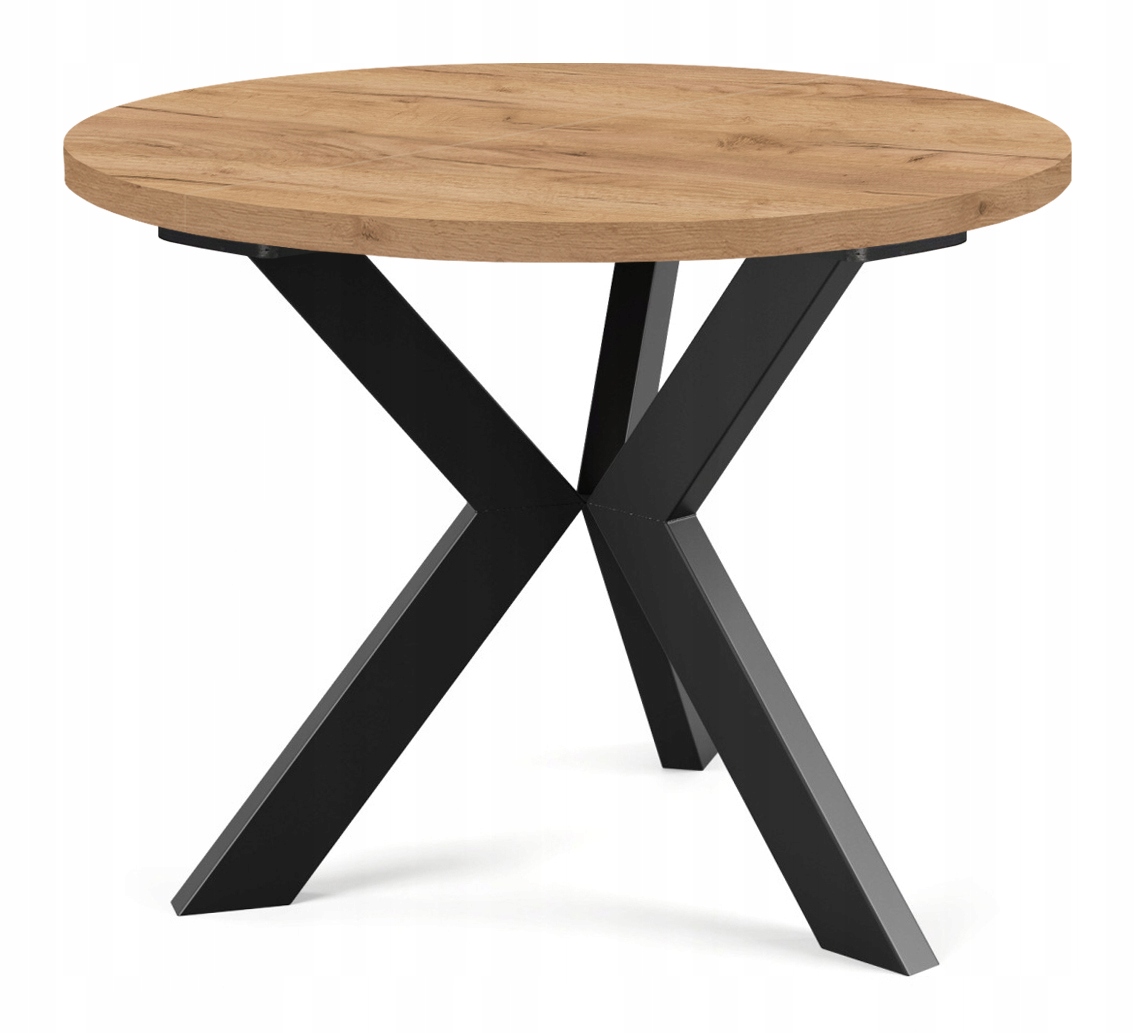 OKRĄGŁY STÓŁ 90/130 rozkładany LOFT ARON