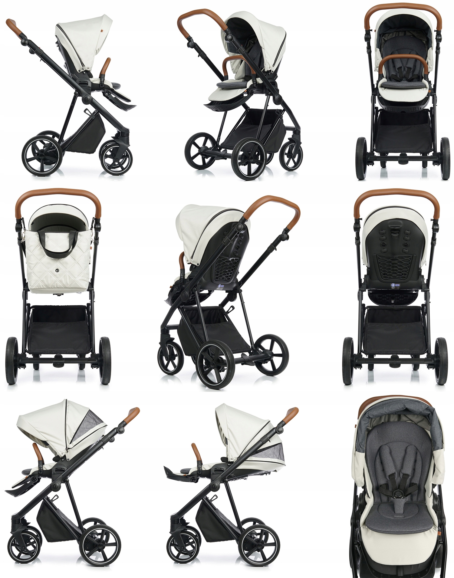 WÓZEK ROAN IVI FOTELIK CYBEX ATON 5 3w1 SESAME Typ siedziska Rozkładane