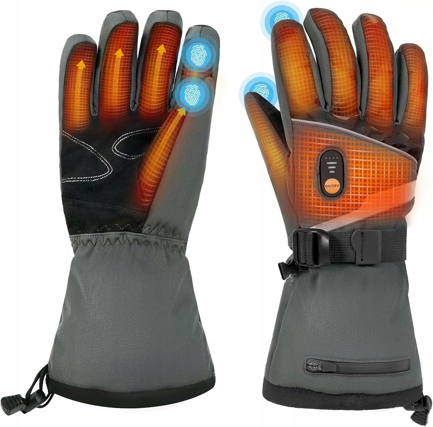 Podgrzewane Rękawice Zimowe Minthouz Heated Gloves 2 x 3000 mAh Rozmiar L