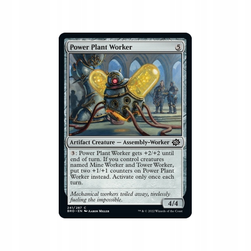 Mtg 4x Power Plant Worker