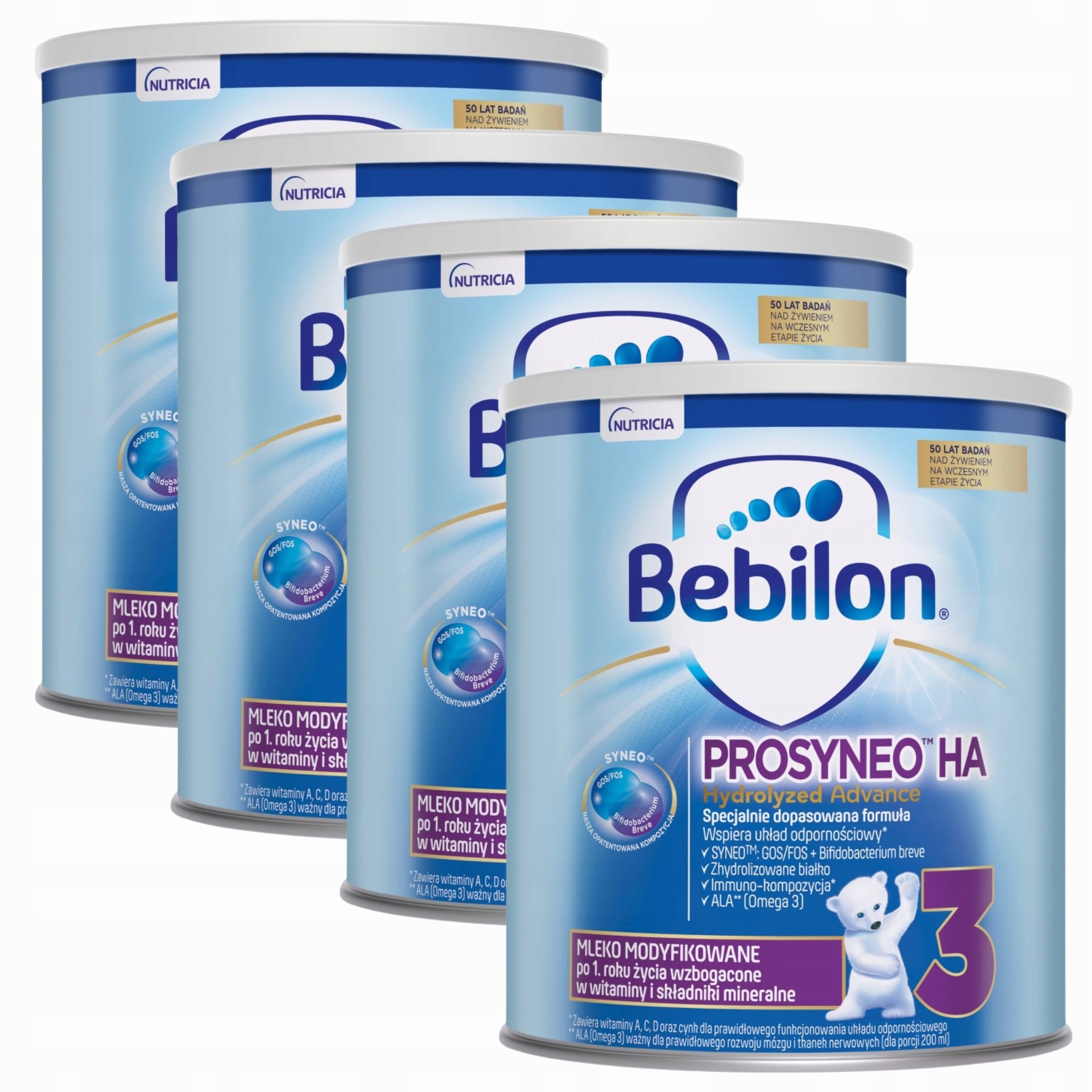 Bebilon Prosyneo Ha 3 Hydrolyzed Advance formuła na bazie mleka 6 x 400 g