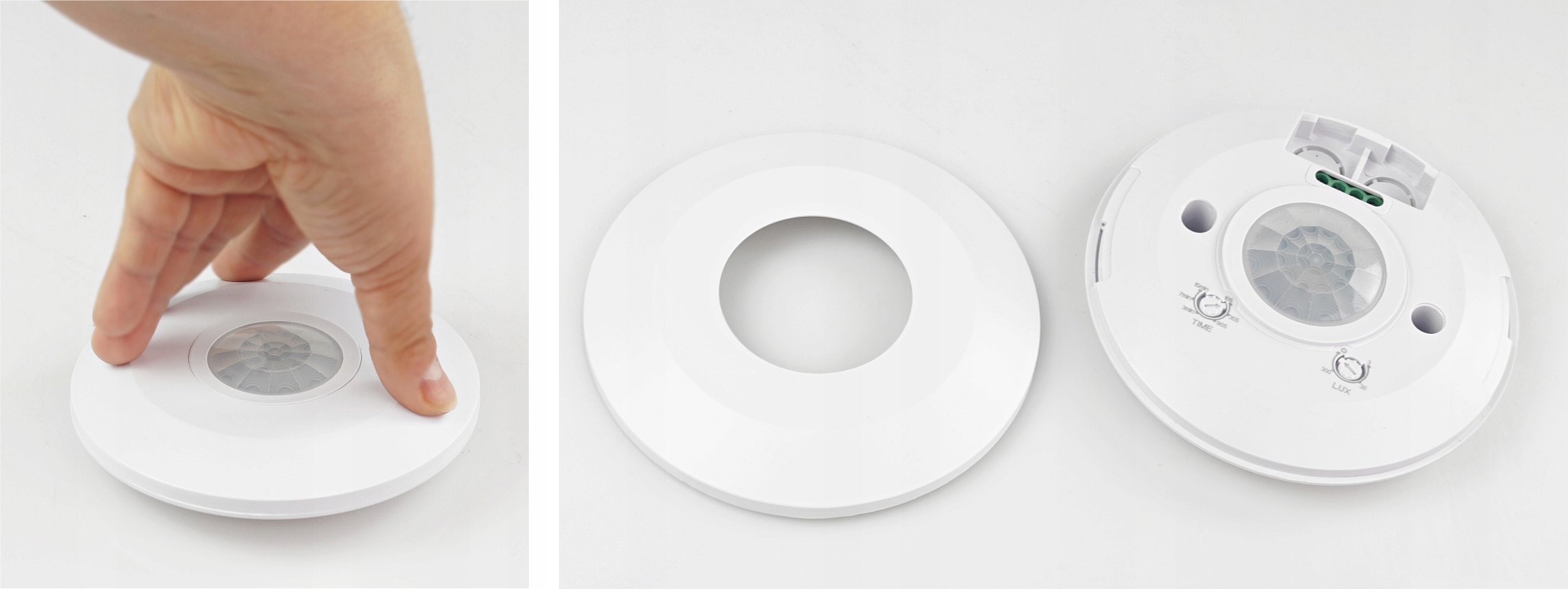 CZUJNIK RUCHU SUFITOWY ULTRA PŁASKI LED PIR 360° Rodzaj czujnika czujnik ruchu