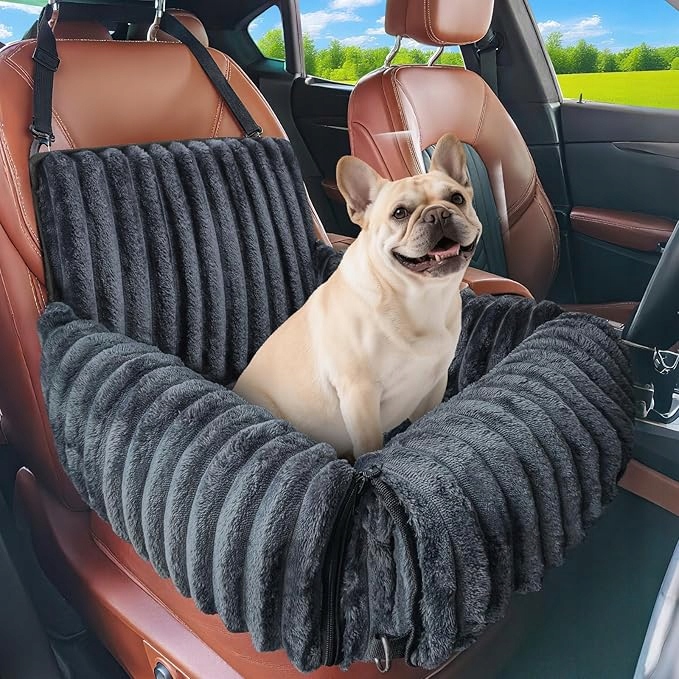 Autosedačka pro psa Mixjoy Dog Booster Bed protiskluzová, měkká