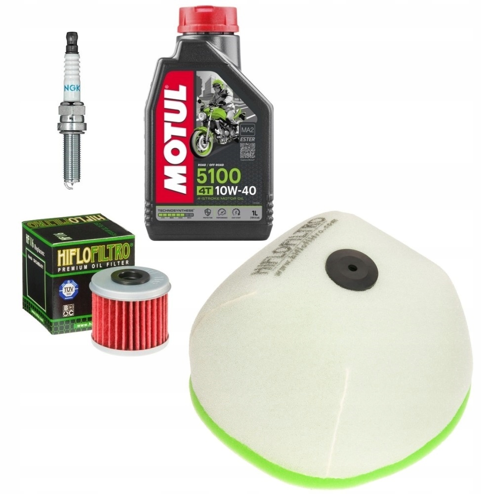 HONDA CRF 450 R 13-16 olej filtry świeca