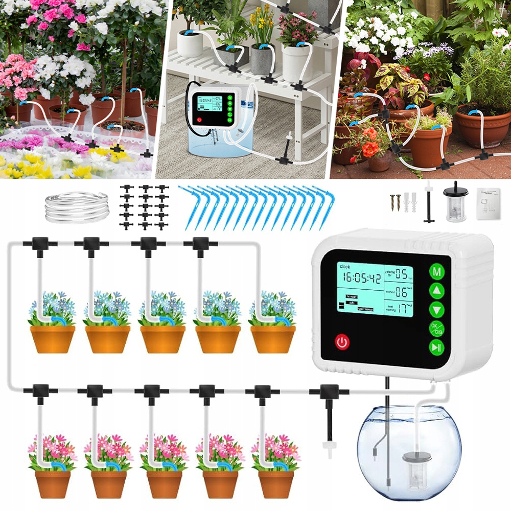 Automatyczny System Nawadniania Wewnątrz, System Nawadniania Kropelkowego