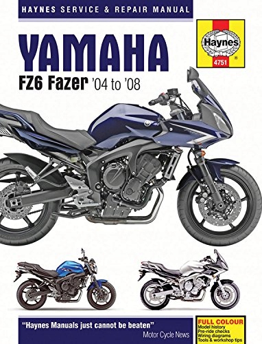 Yamaha FZ6 Fazer(04-08): 45142 Haynes Publishing