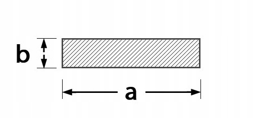 Płaskownik aluminiowy 80x60 mm 20 cm PA6 Kod producenta plal80x60pa6_20