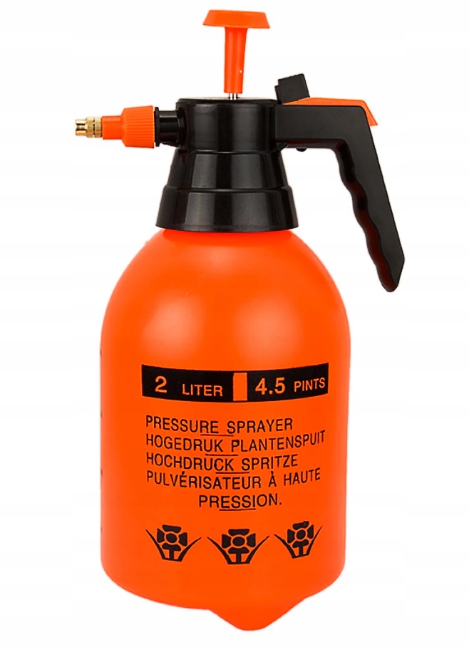 OPRYSKIWACZ CIŚNIENIOWY ZRASZACZ RĘCZNY OGRODOWY DOMOWY SPRYSKIWACZ 2L