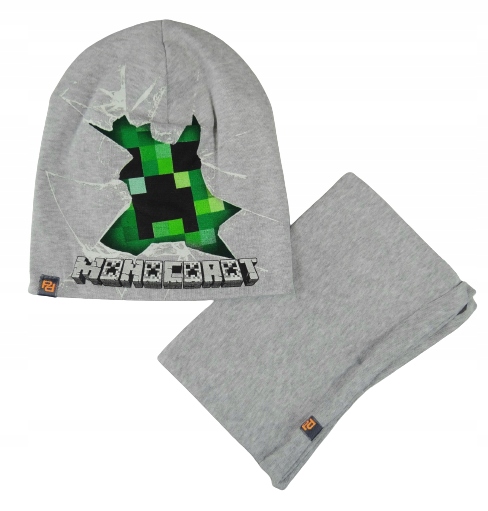 

czapka komin Minecraft komplet rozm. 50-54 wzór 50