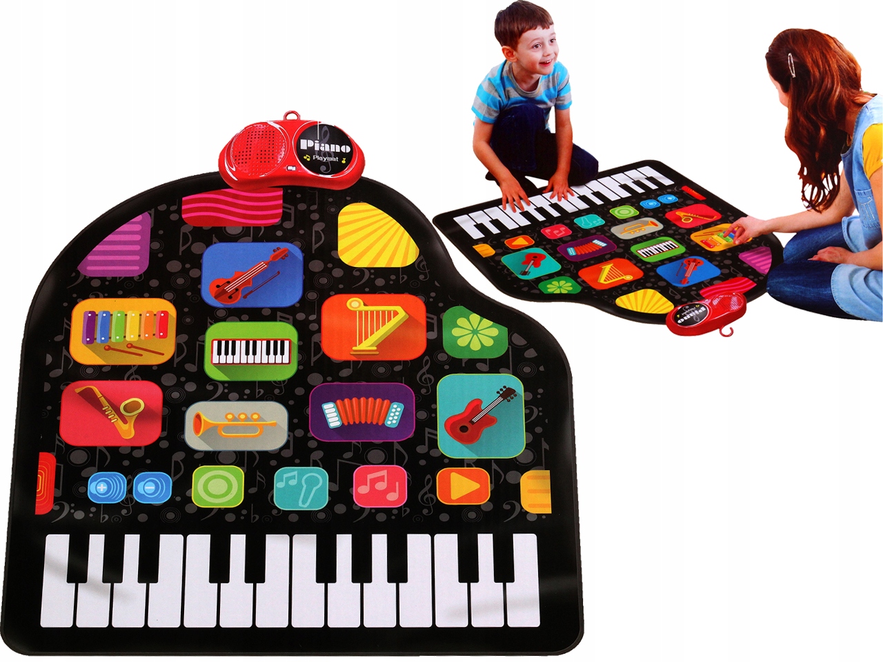 

Interaktywna Mata Muzyczna Duże Pianino Nagrywa