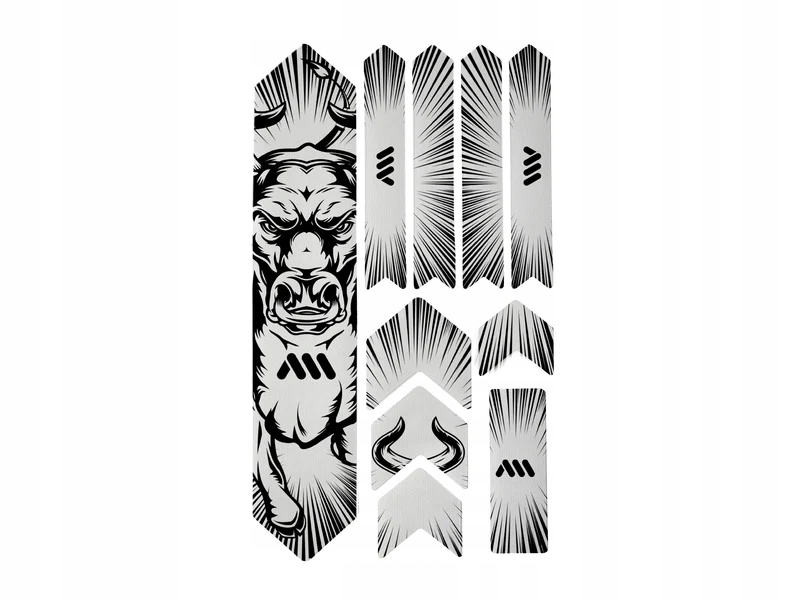 Naklejki Osłona Ochrona Ramy Rowerowej MTB AMS - Bull