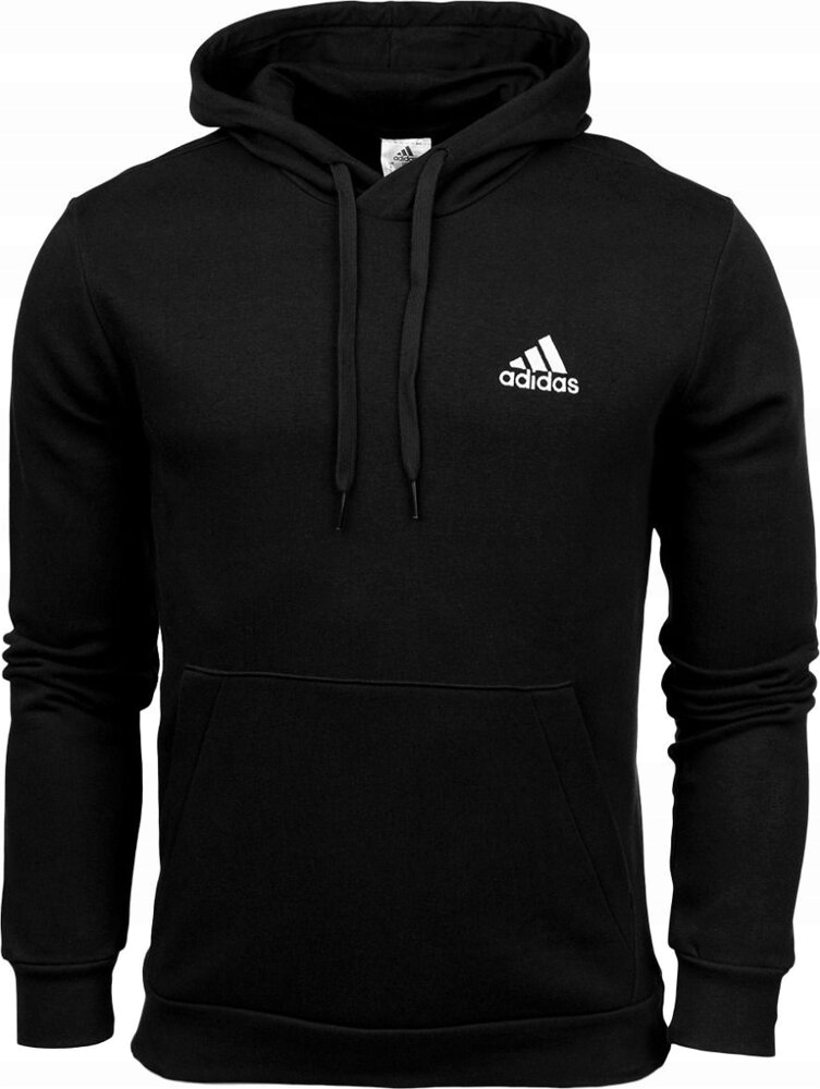 Pánská Mikina Adidas Essentials Fleece Klokanka Černá, velikost 2XL