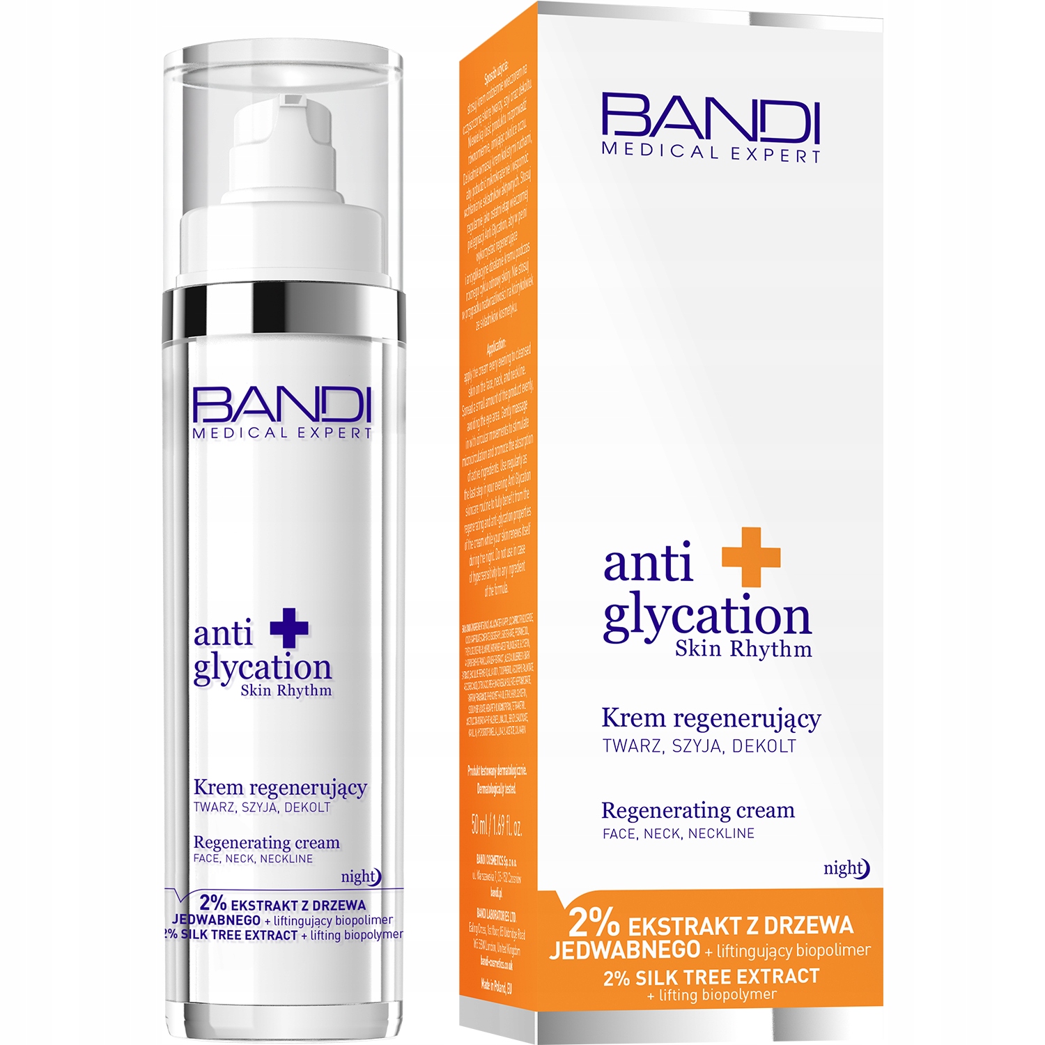 Bandi Medical Expert antiglycation Regenerační krém na obličej, krk, dekolt