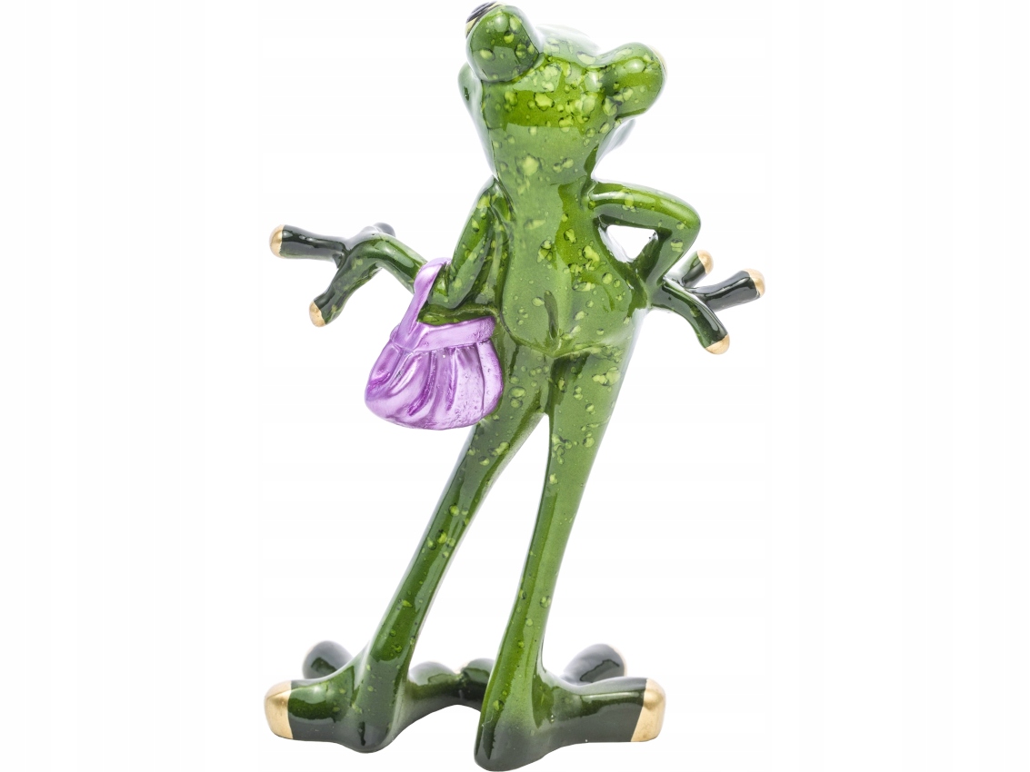 Ozdobna Figurka NA PREZENT - Żaba z torebką Producent Art-Pol