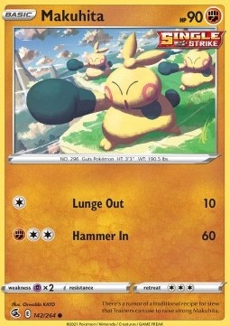 Karta Pokemon Makuhita (fst 142)