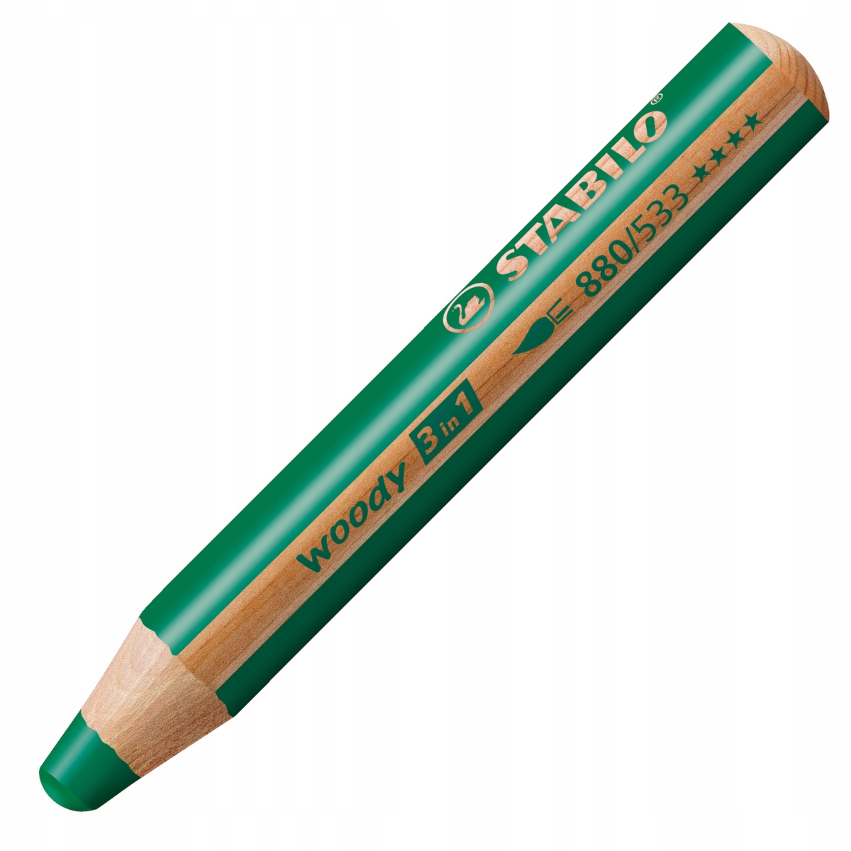 

Kredka Gruba XXL Stabilo Woody 3w1 Ciemnozielona