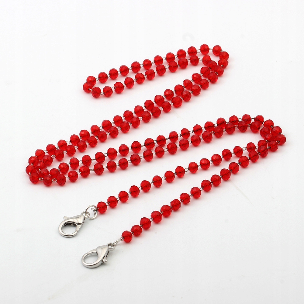 

Łańcuszek Do Okularów Maski Koraliki Retro Kolory