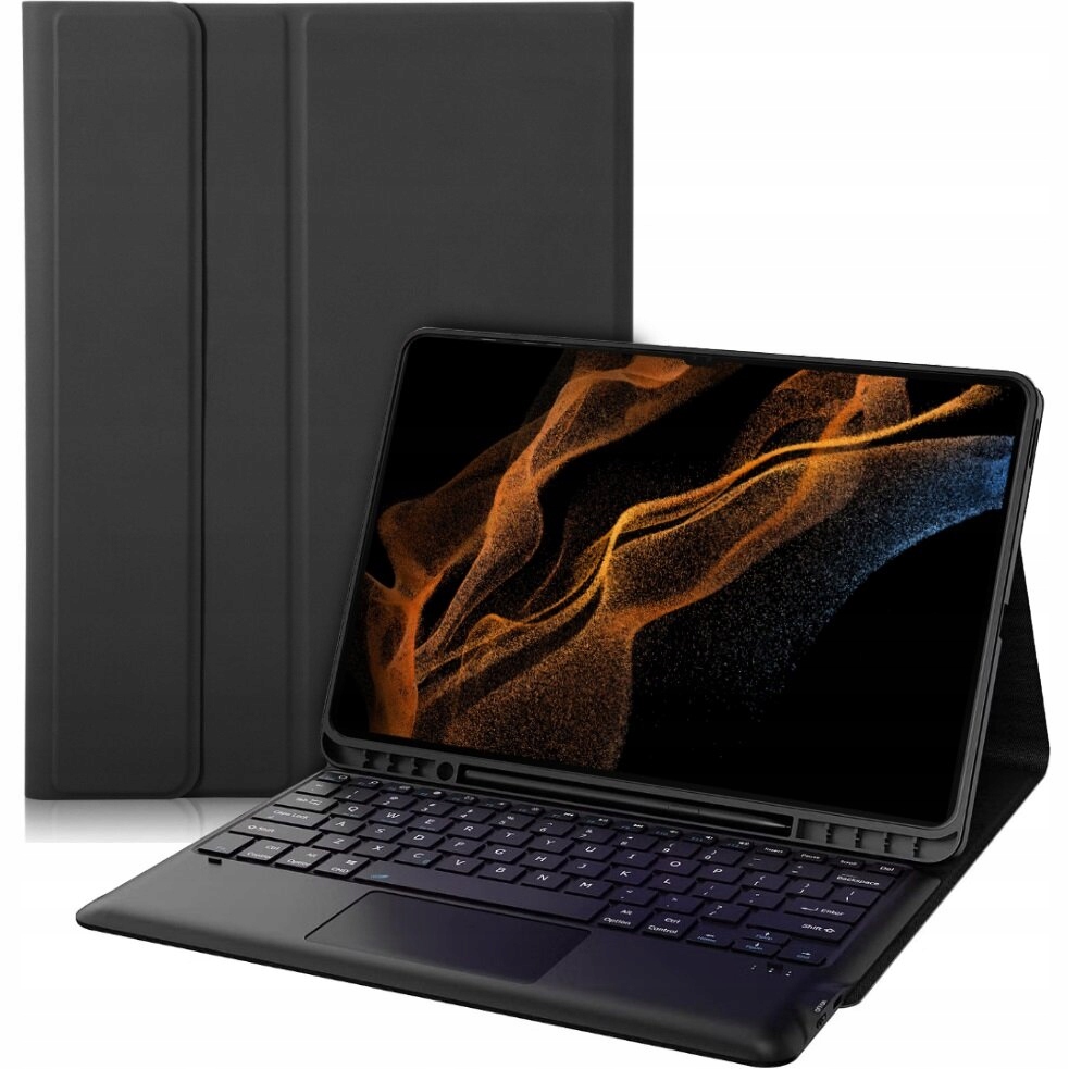 Puzdro S Bluetooth Klávesnicou Typu Touchpad Pre Samsung Galaxy Tab S8 Ultra Case