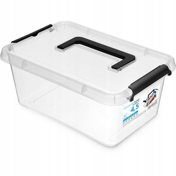 

Pojemnik Organizer z Pokrywka i Uchwytem 4,5 l