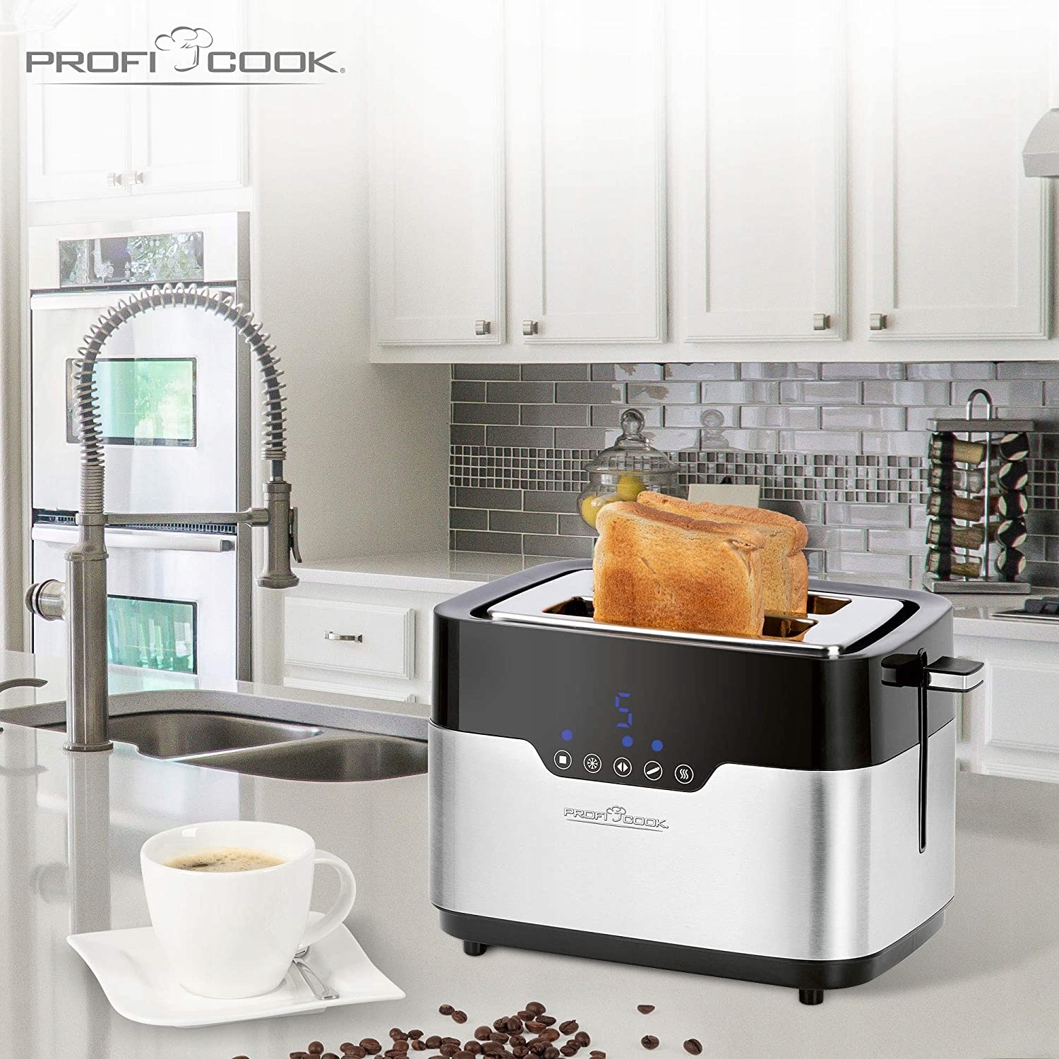 TOSTER OPIEKACZ DO KANAPEK TOSTÓW SANDWICZ SANDWICH TOSTY 920W INOX STALOWY Model PC-TA 1170