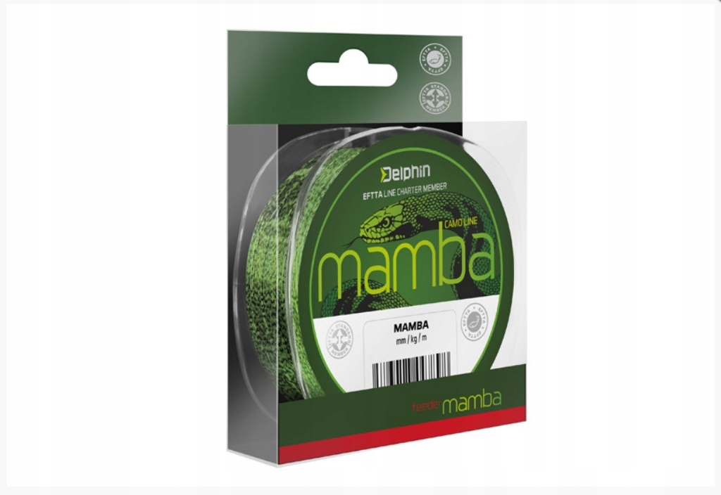 Delphin Mamba Feeder kamuflaż 0,18mm 6,3Lbs 200m