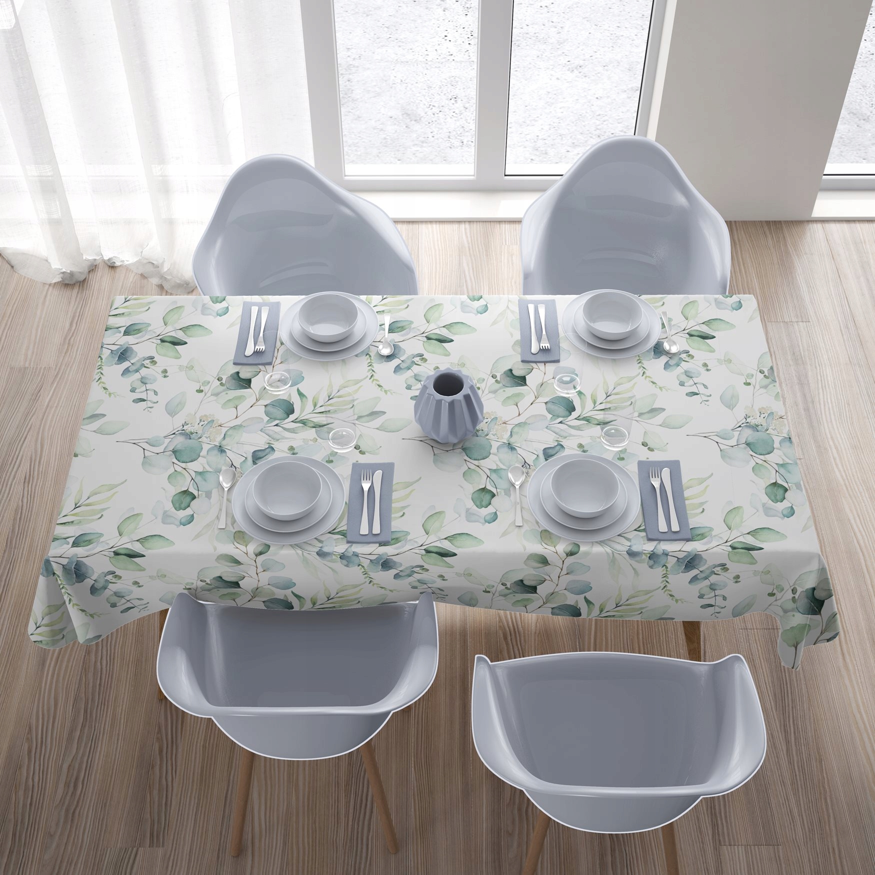 OBRUS PLAMOODPORNY 140X220 GŁADKI MATOWY GRUBY 073 Wzór dominujący inny wzór