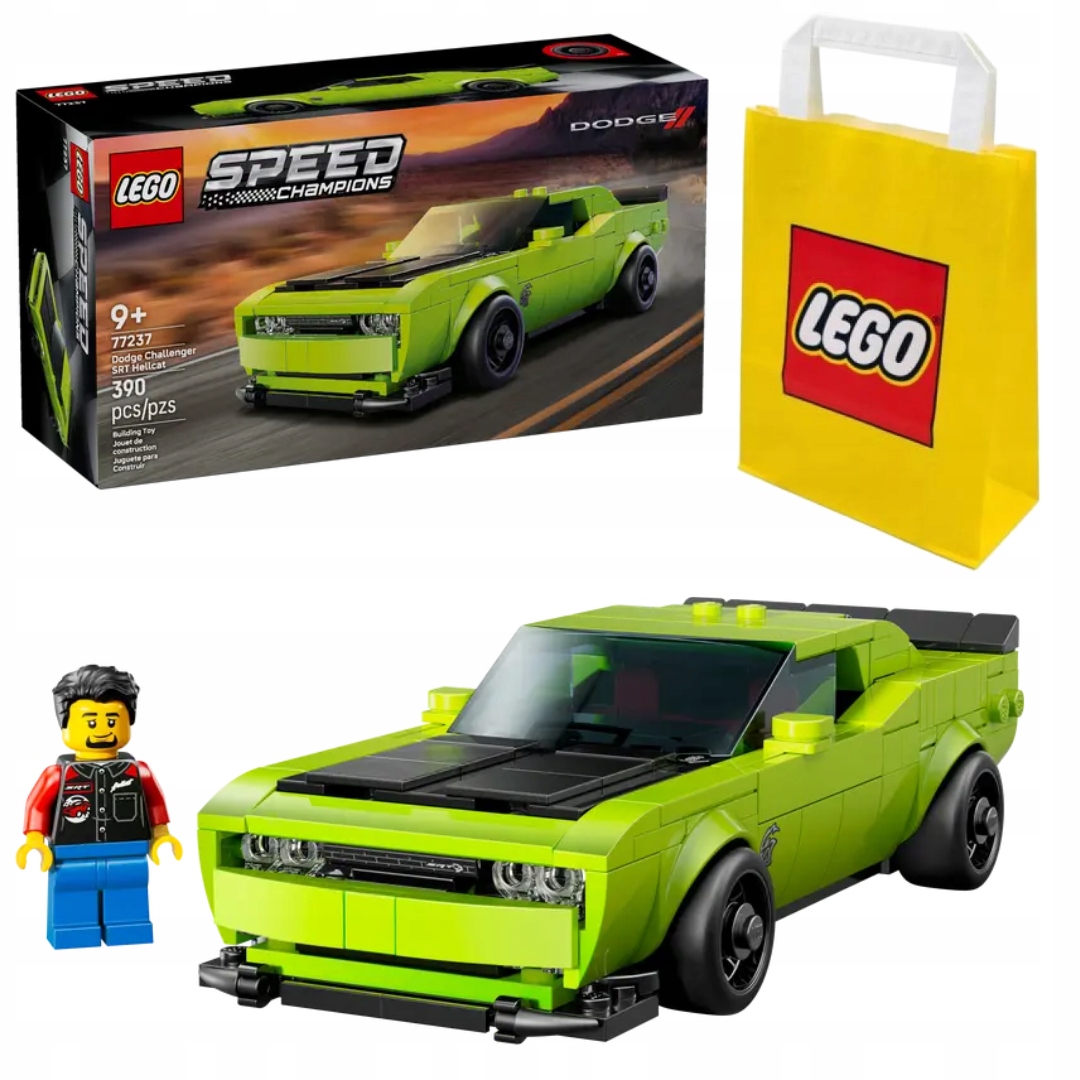 Lego 77237 Speed Champions Sportovní vůz Dodge Challenger Srt Hellcat
