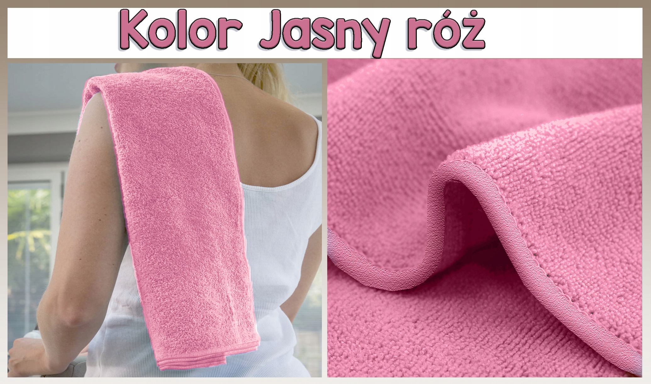 Ręcznik kąpielowy SZYBKOSCHNĄCY z Mikrofibry mały Model RTM2