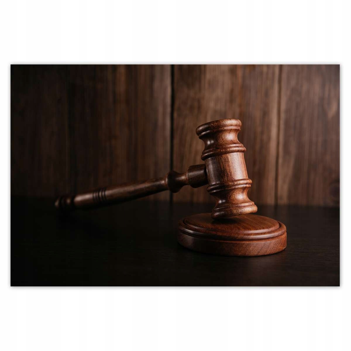 Plakáty 200x135 Dřevěné kladivo rozhodčího