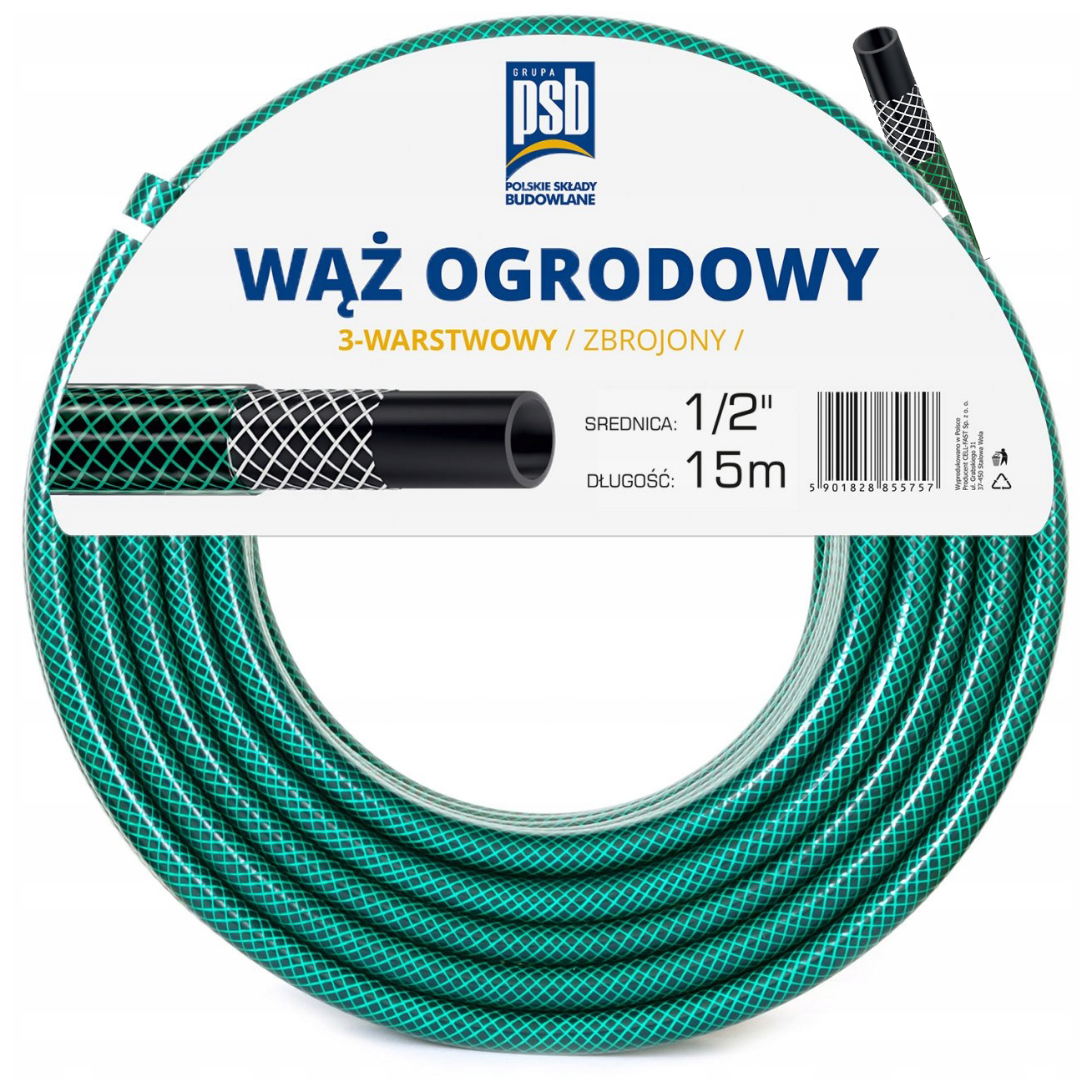 

Wąż Ogrodowy Economic 1/2 Cala 15M Cell-fast