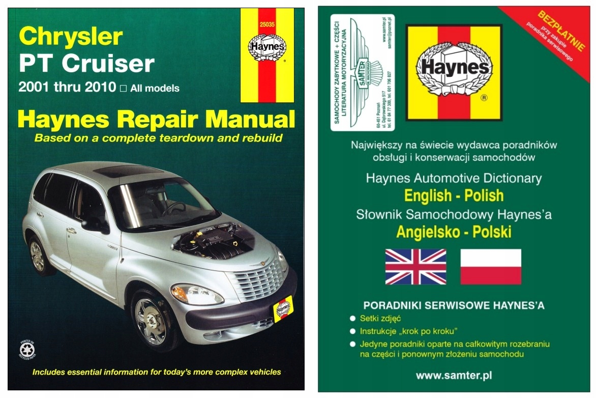 Chrysler PT Cruiser 01 10 instrukcja napraw Haynes