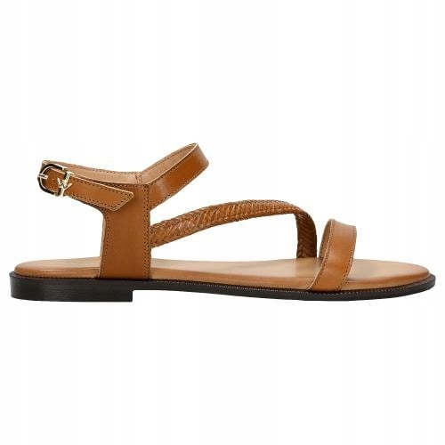 

Buty Wojas Sandały damskie skóra brązowe r. 40