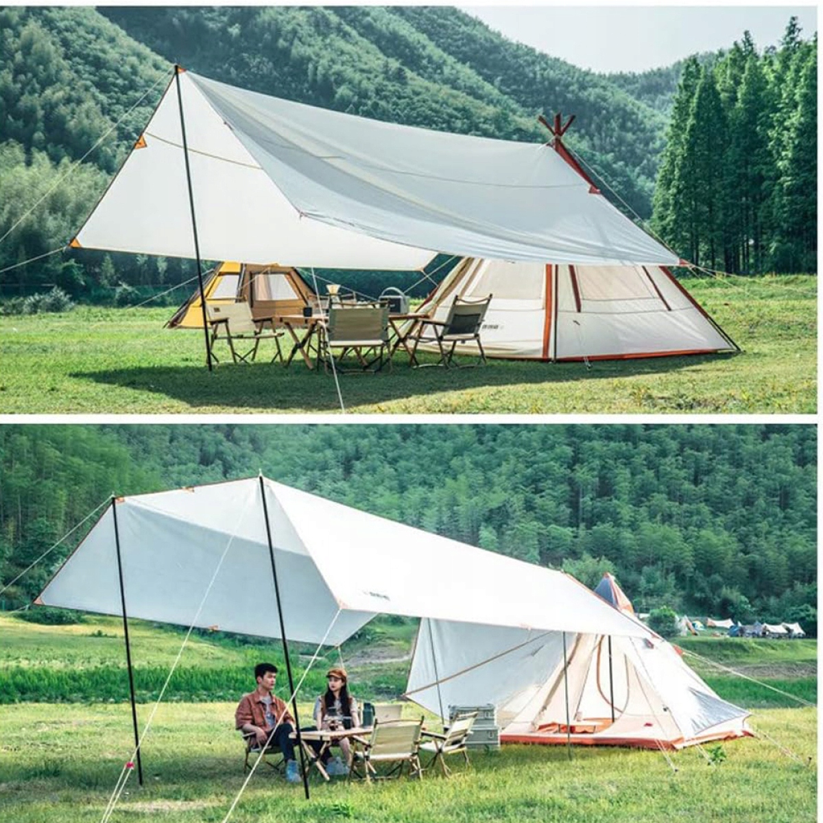 2X TELESKOPOWY SŁUPEK MASZT DO NAMIOTU ALUMINIOWY 230CM SOLIDNY EAN (GTIN) 886545146737