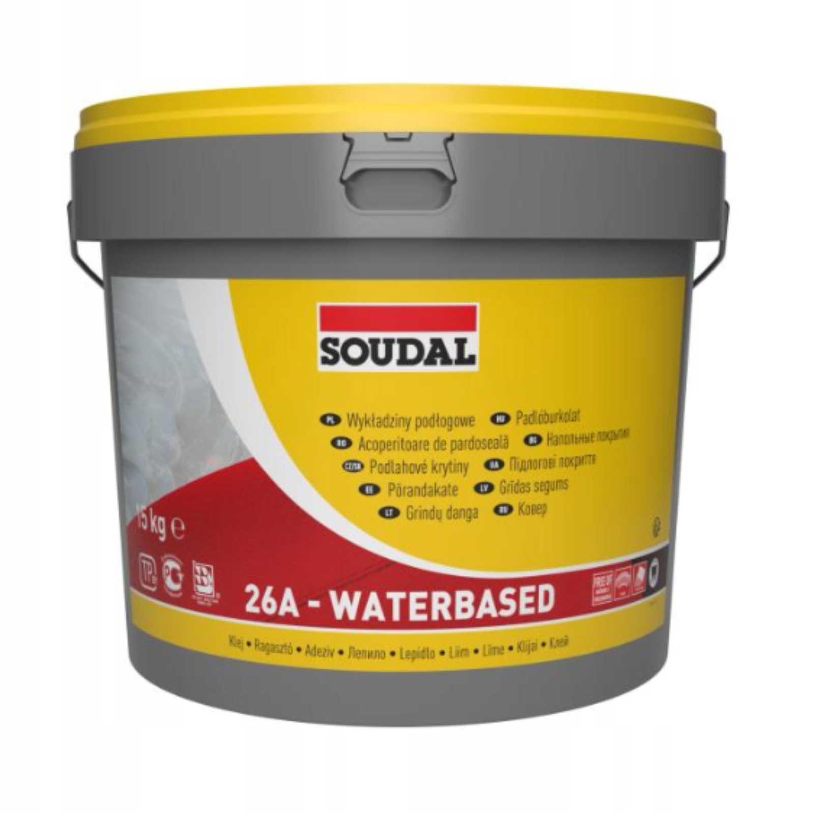 Soudal Klej Do Wykładzin Podłogowych Dywanowych Pcv 26 A 15 Kg