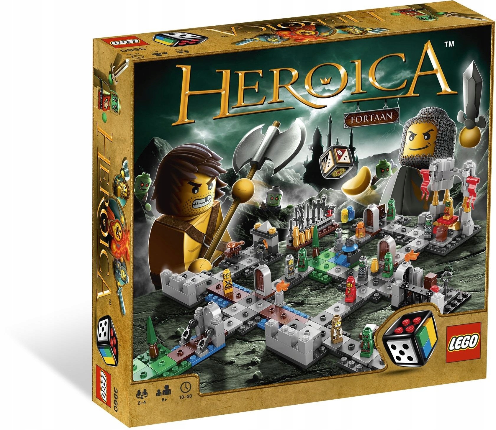 Lego 3860 Hry Heroica Hrad Fortaan