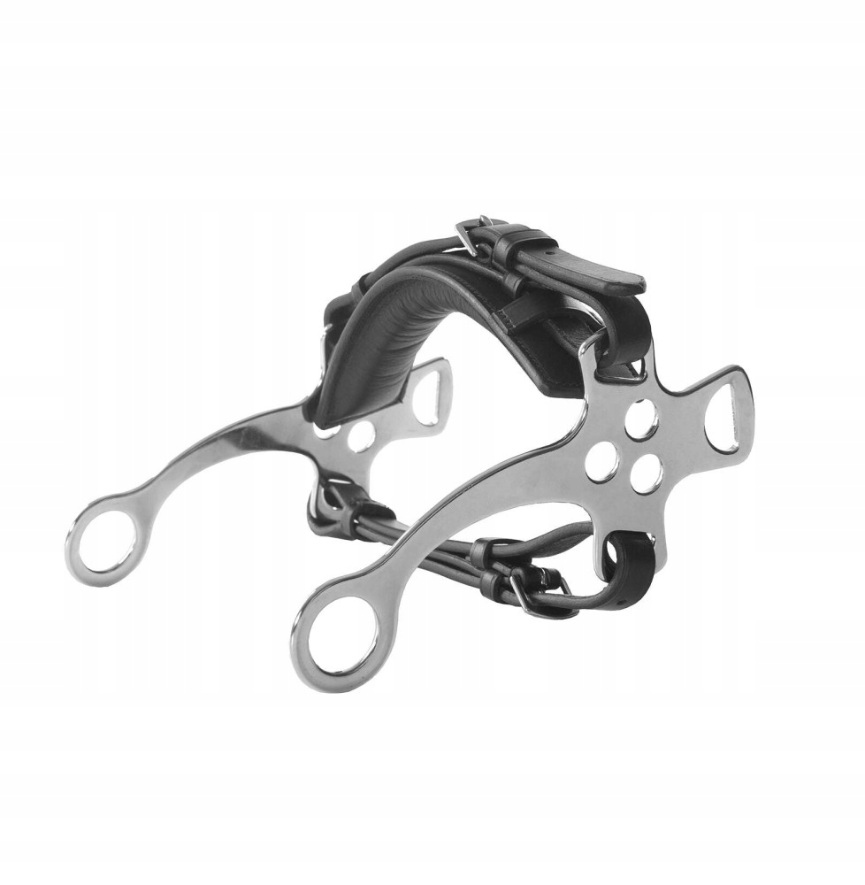 Horze kožené černé hackamore 19 Cm