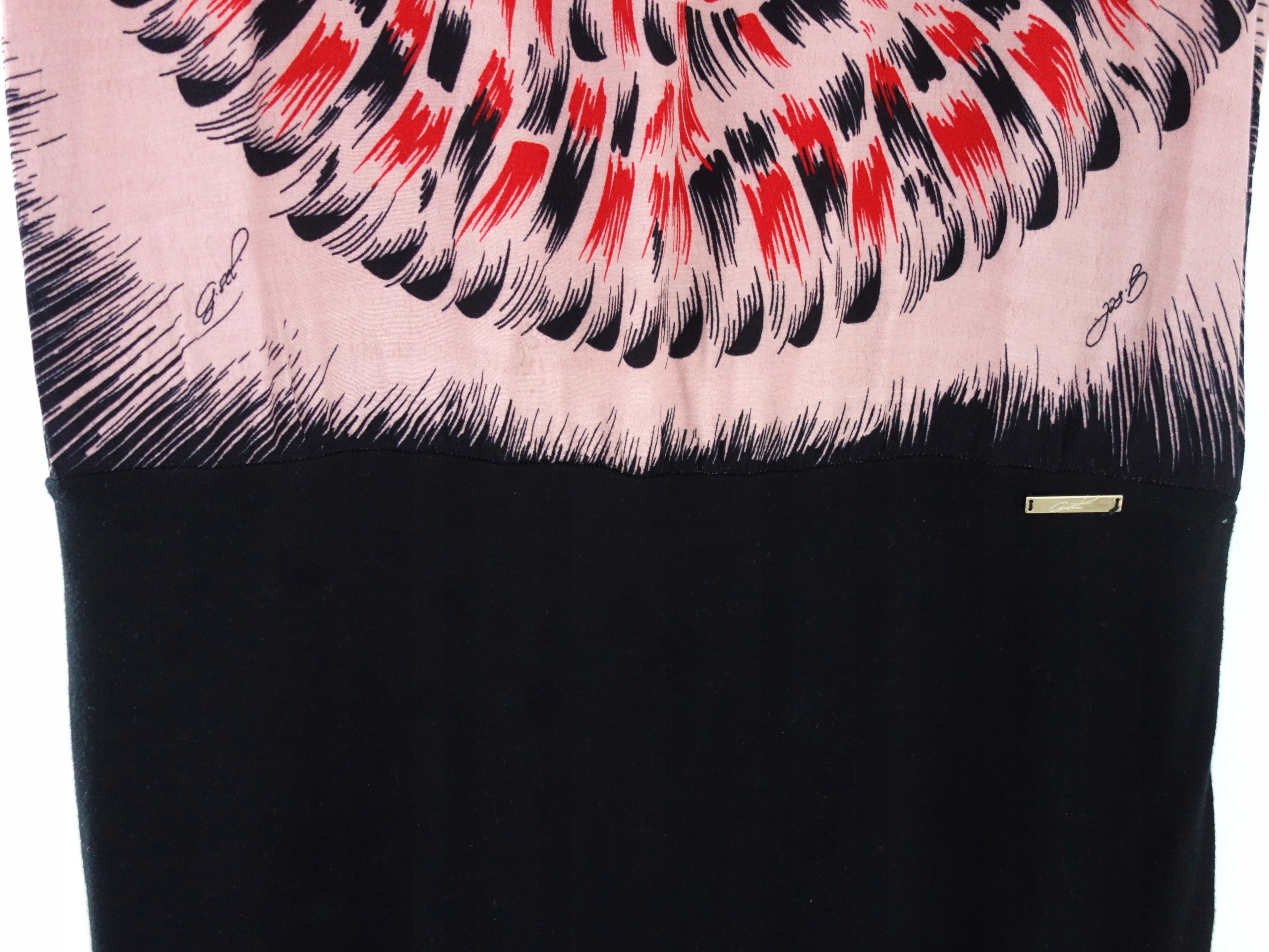 SUKIENKA GISEL LETNIA KRÓTKA MINI AZTEC CZARNA 36 S Rozmiar S