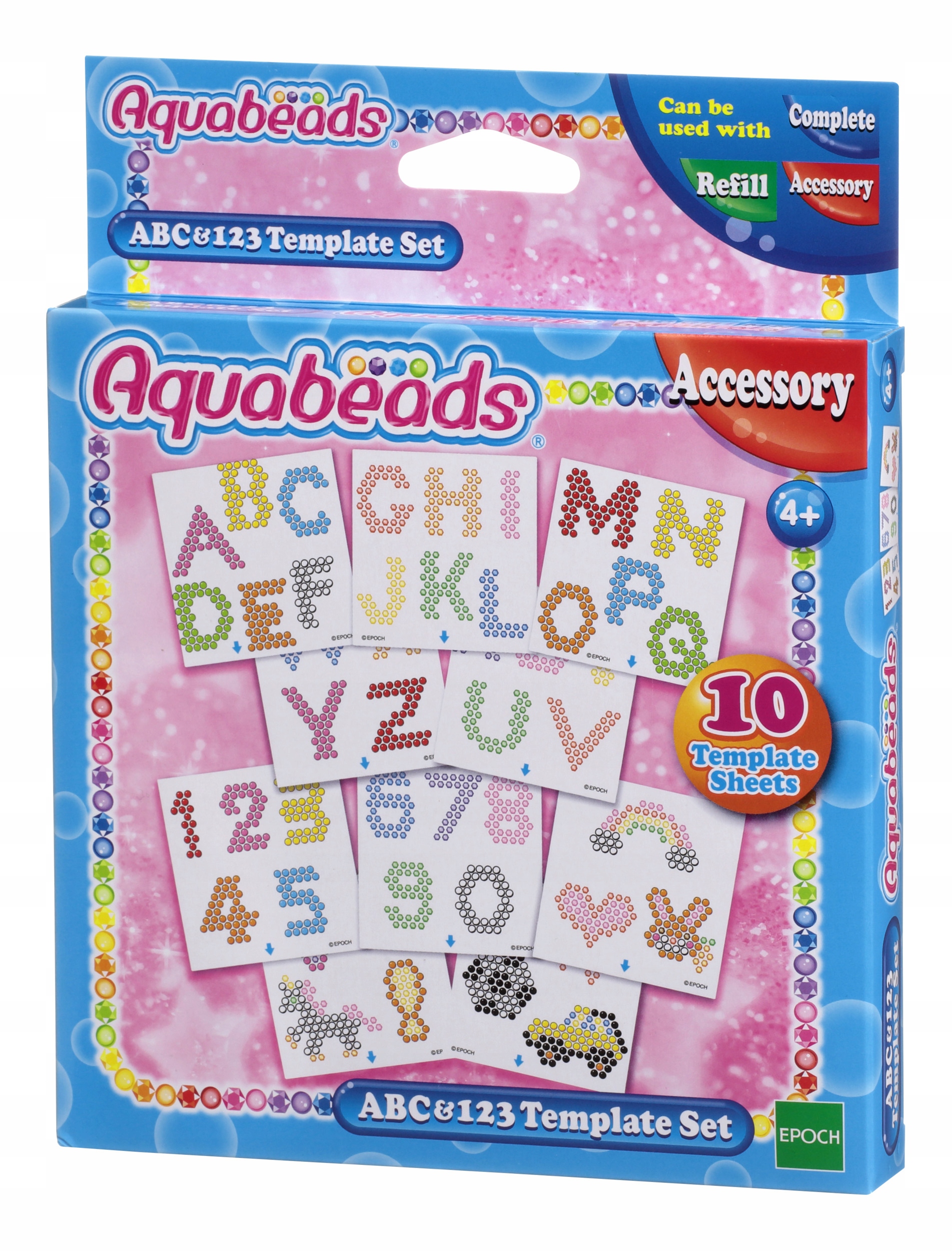 

Aquabeads Szablony Abc i 123 30518