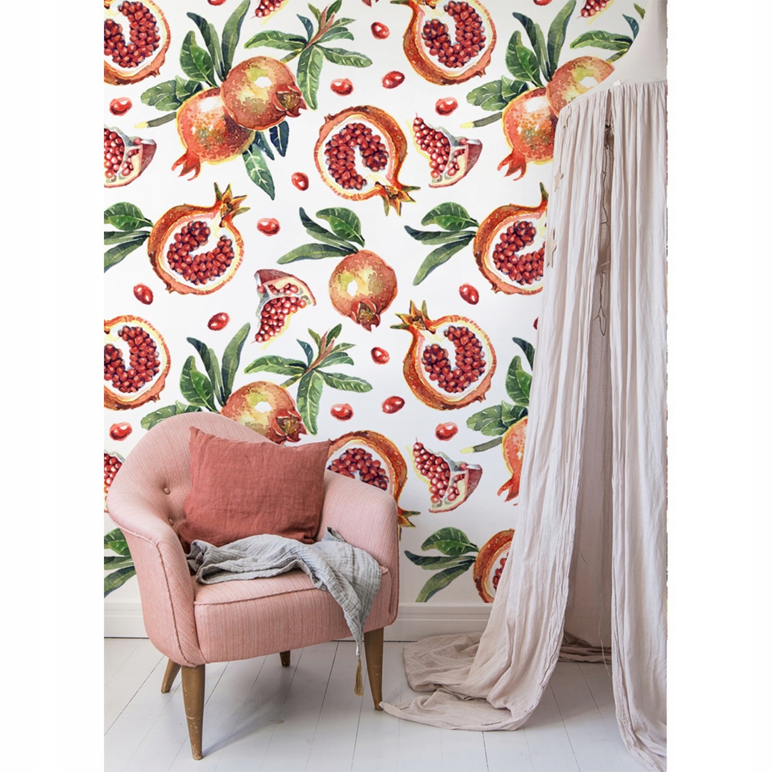 

Tapeta flizelinowa Kwiaty i owoce vintage 250x104