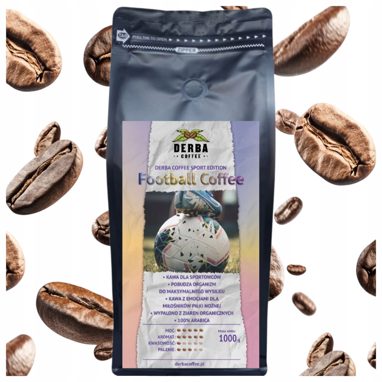 Kawa ziarnista Football Coffee 1kg Espresso