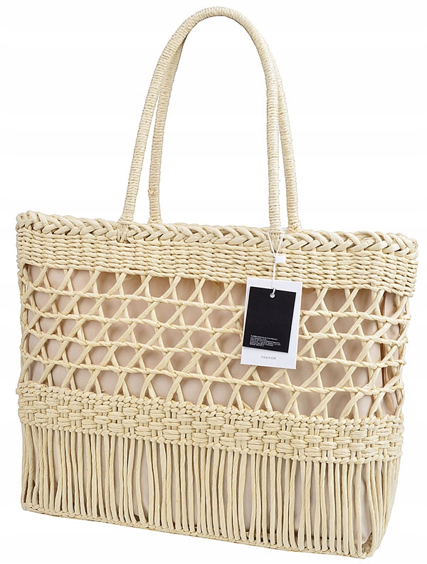 TURBO BAGS TOREBKA damska KOSZYK słoma kolory Marka bez marki
