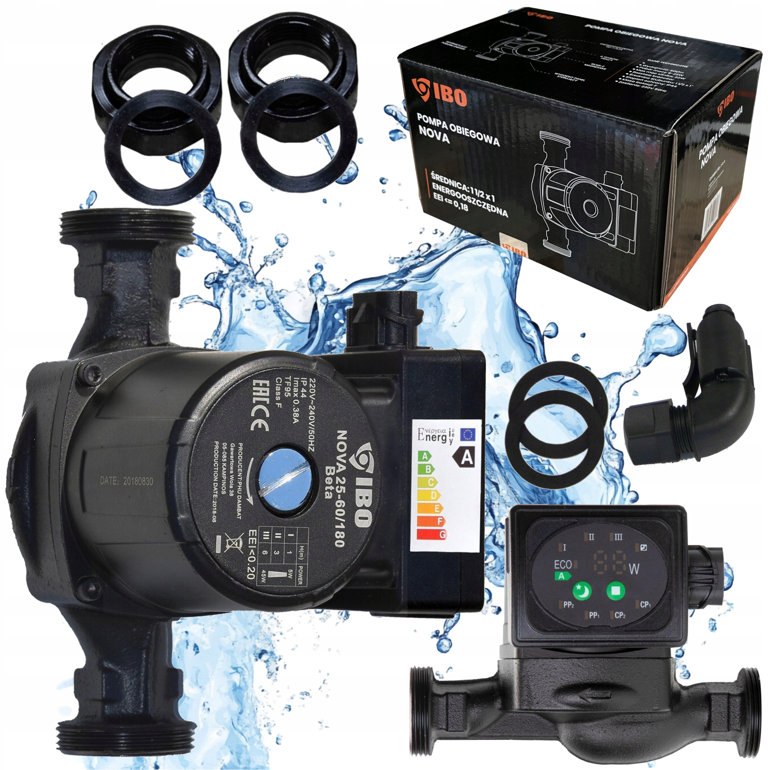 Obehové Čerpadlo Do Kotlovej Pece 25-60/180 Energeticky Úsporné Ibo