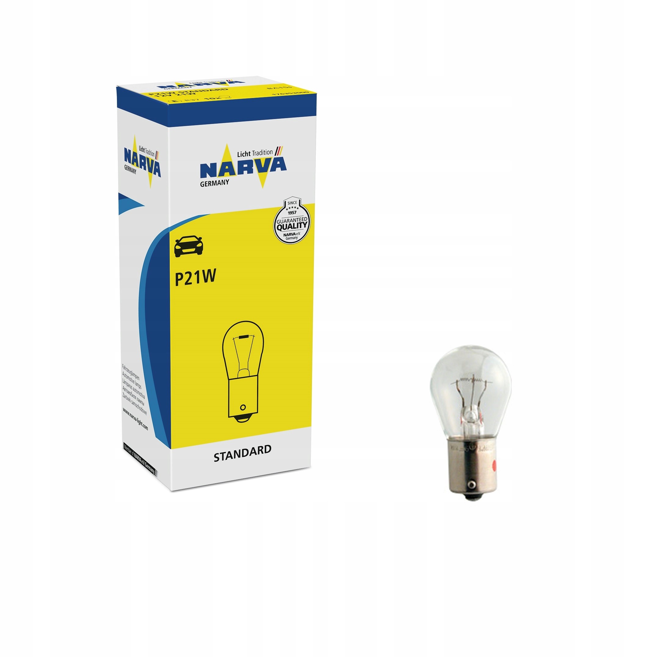 

żarówka pozycyjna Narva P 21W P21W 12V