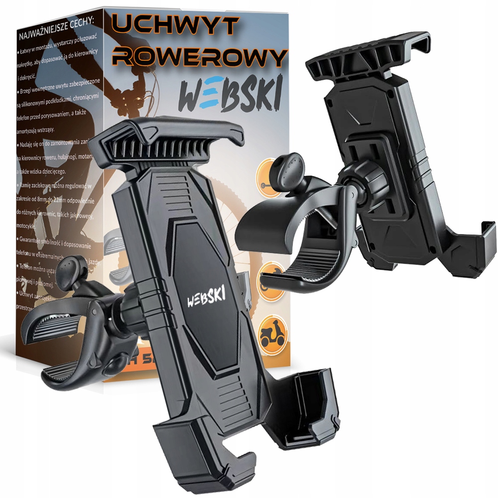 Uchwyt Rowerowy Motocyklowy na Telefon Kierownicę Rower do Roweru Motocykla