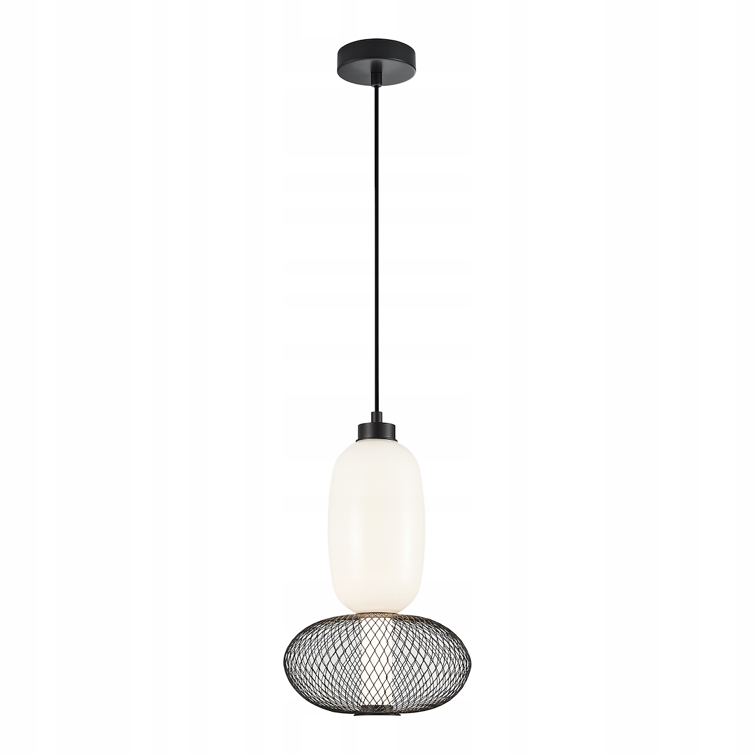 Závesná lampa Milagro Arame Čierna 15W Led Teplá 3000K IP20