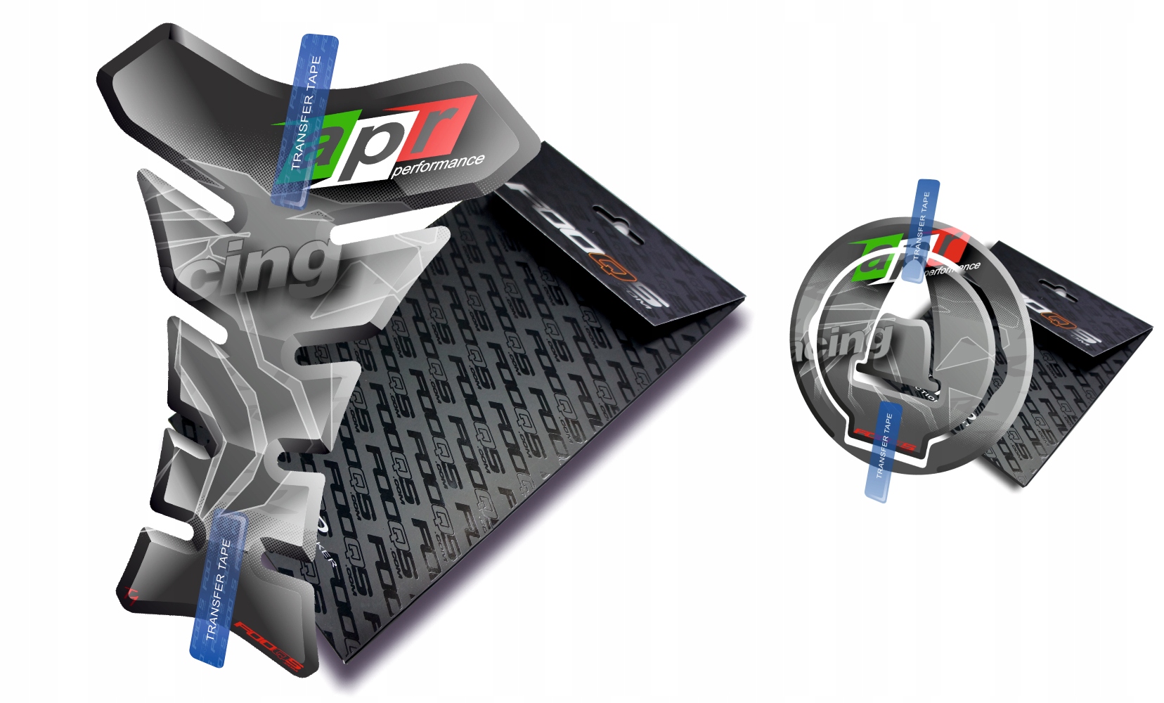 Tank-pad Cap-pad od firmy Fooqs pro Aprilia Rs 4 Rsv 4 Stříbrný