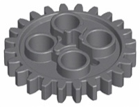 

Lego Technic 3648 Zębatka 24 szara ciemn Nowa (1g)