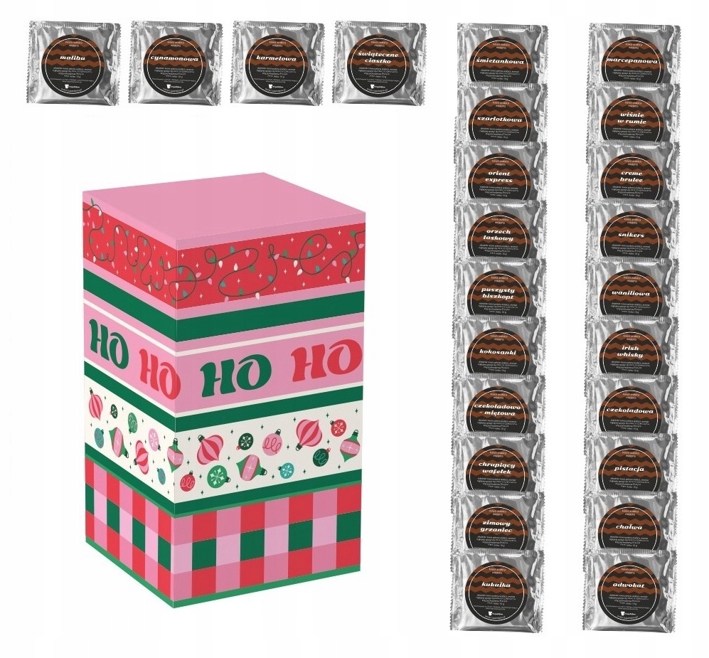 Levně Dárek K Dárku Na Mikuláše Adventní Kalendář S 24 Příchutěmi Mletá Káva